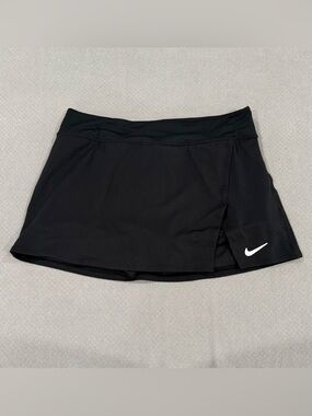 Nike Black Women’s Athletic Skort with White Swoosh